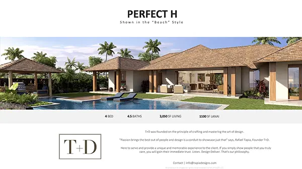 Preview H Brochure | Custom Home | Interior Design